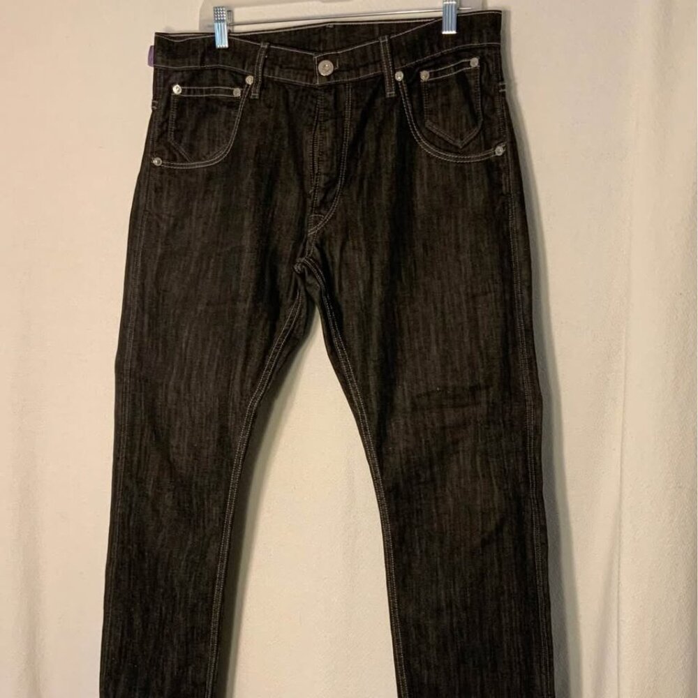 Levis  514 Jeans Men's W34 L32, washed Black Denim.